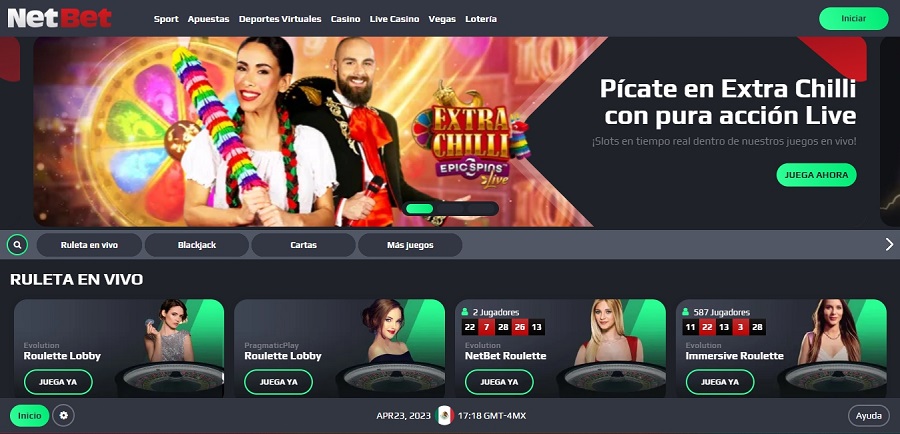 Casino en vivo de NetBet