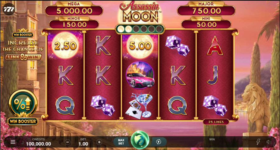 Tragamonedas en Spin Casino Assasin Moon