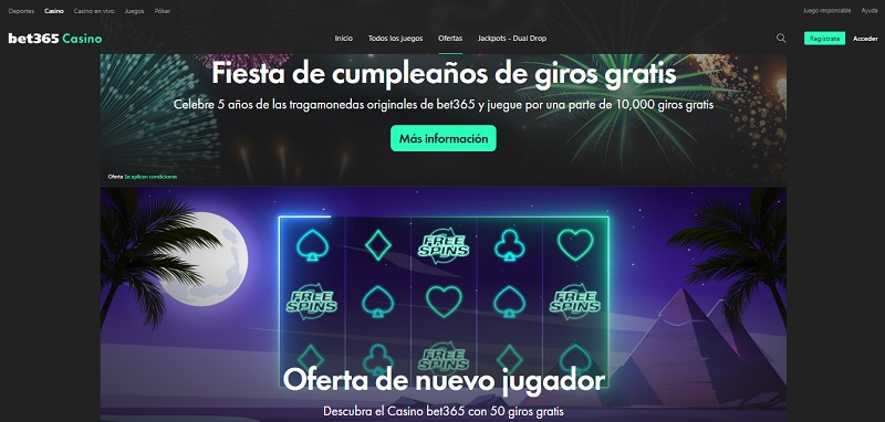 Informe de Bet365 Casino Promociones