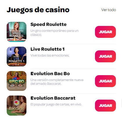 spin casino en vivo