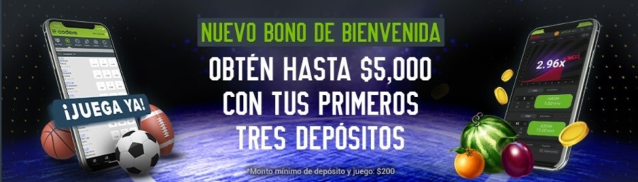 Bono de Bienvenida Codere